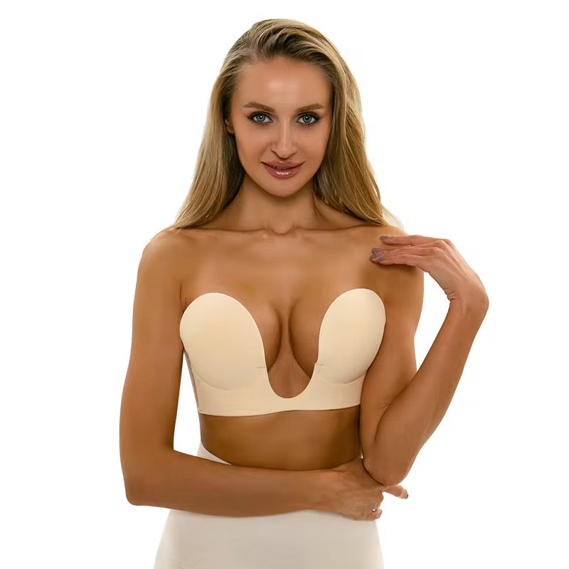 Plunge Push-up Adhesive Bra