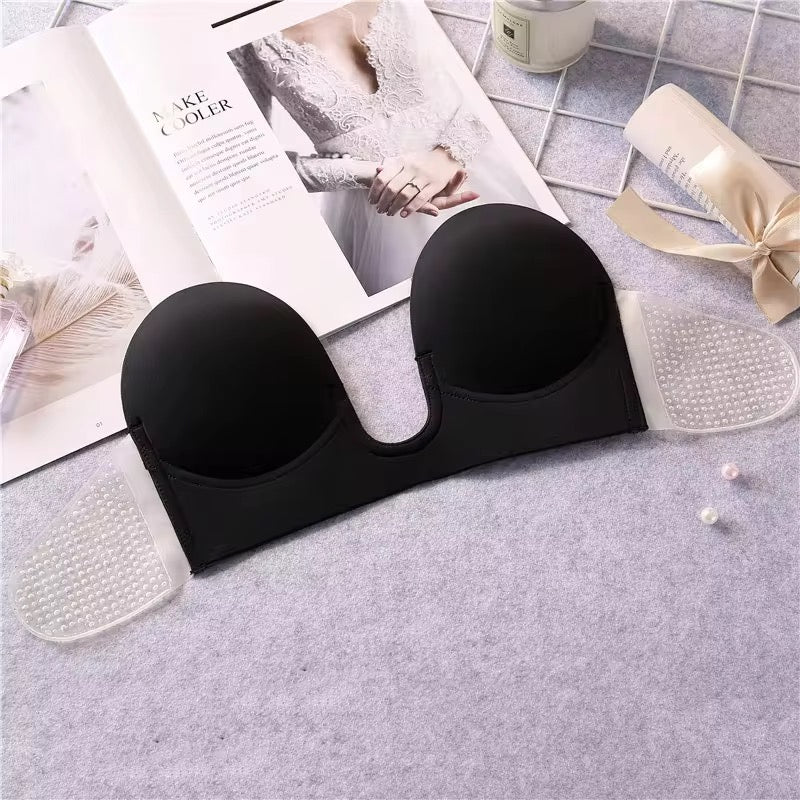 Plunge Push-up Adhesive Bra