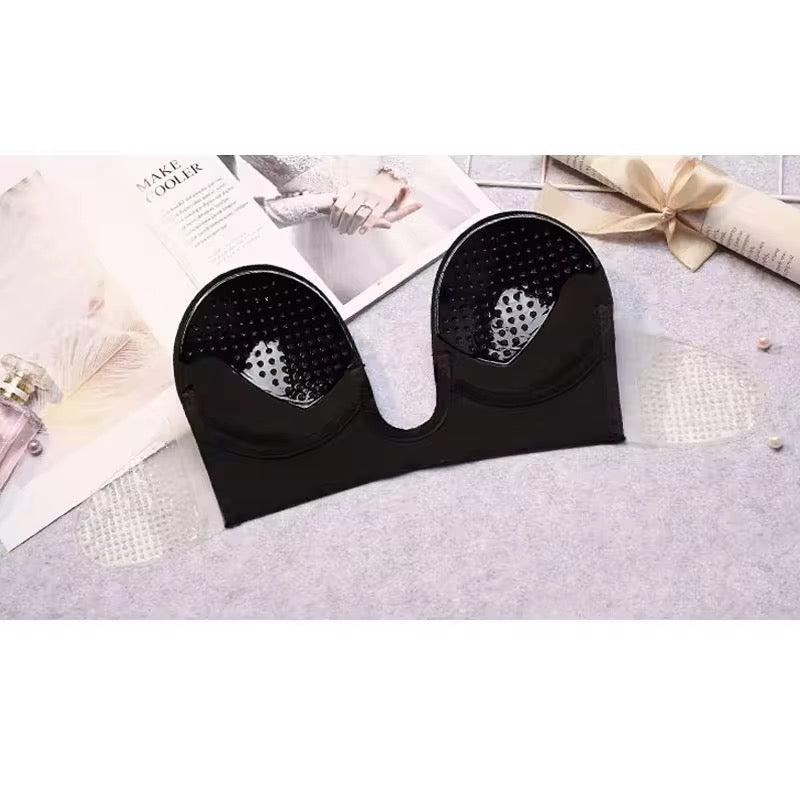 Plunge Push-up Adhesive Bra