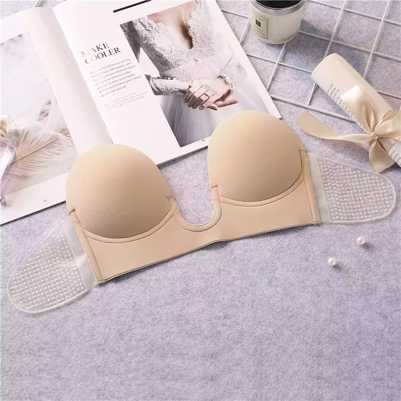 Plunge Push-up Adhesive Bra