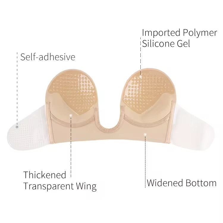 Plunge Push-up Adhesive Bra