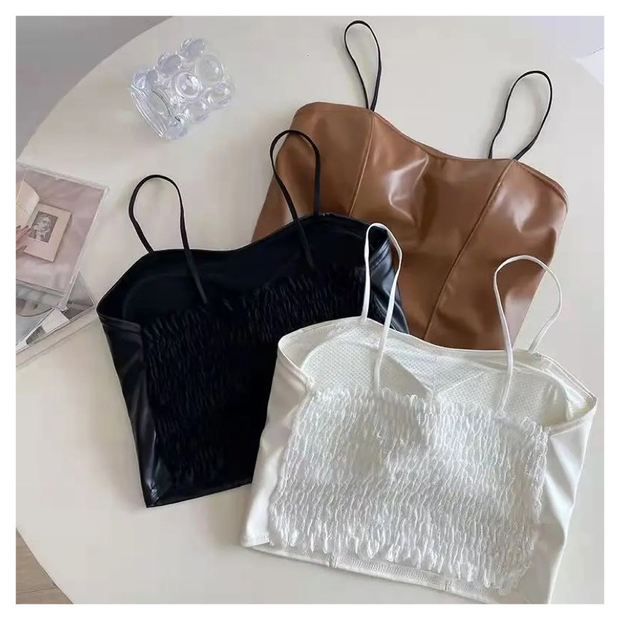 Leather Bralette