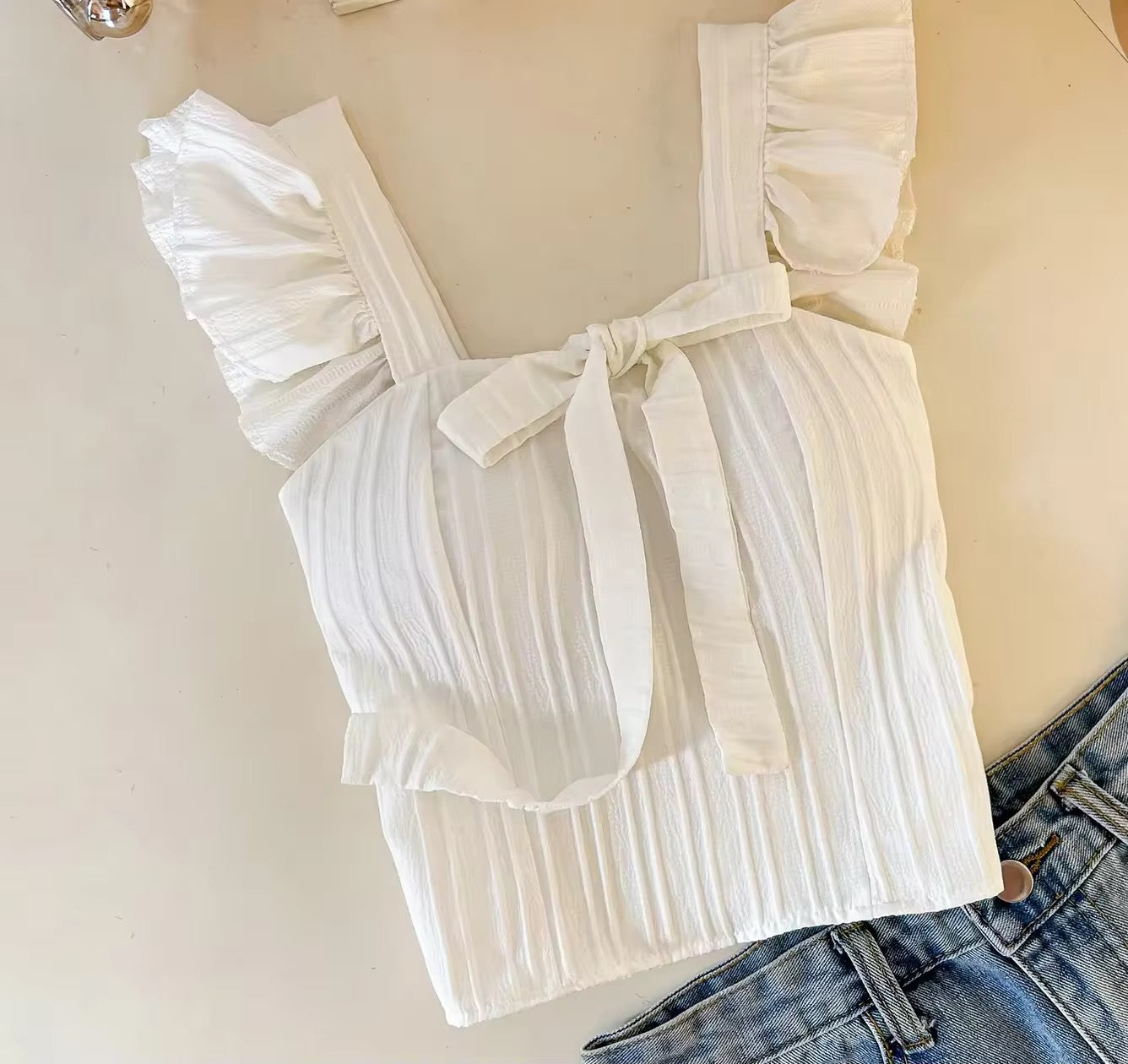 Sussie Built In bra Crop Top