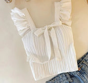 Sussie Built In bra Crop Top