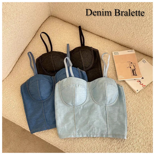 Denim Bralette