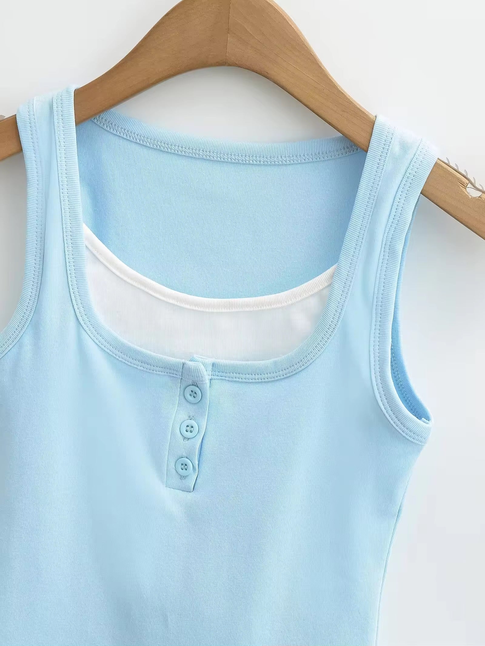 Rosy Built In Bra Top