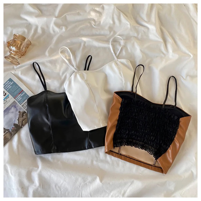 Leather Bralette