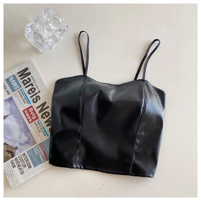 Leather Bralette