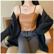 Leather Bralette