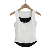 Rosy Built In Bra Top