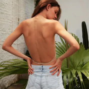 Backless Cross Back Bralette