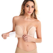 Plunge Push-up Adhesive Bra
