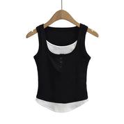 Rosy Built In Bra Top