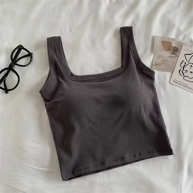 Cross back Padded Top