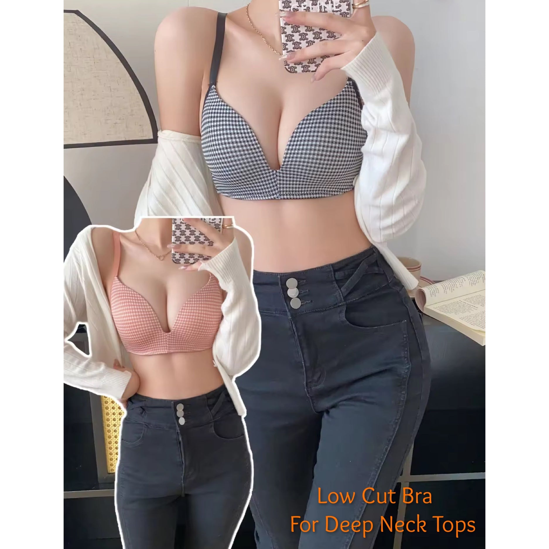 Wirefree Low Impact Push-up Bra