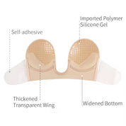 Plunge Push-up Adhesive Bra