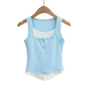 Rosy Built In Bra Top