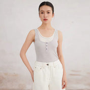 Rosy Built In Bra Top